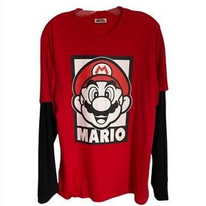 MARIO BROS. LONG SLEEVED TEE